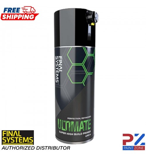 1 x FINAL SYSTEMS ULTIMATE SUPER HIGH BUILD PRIMER - GREY 400ml